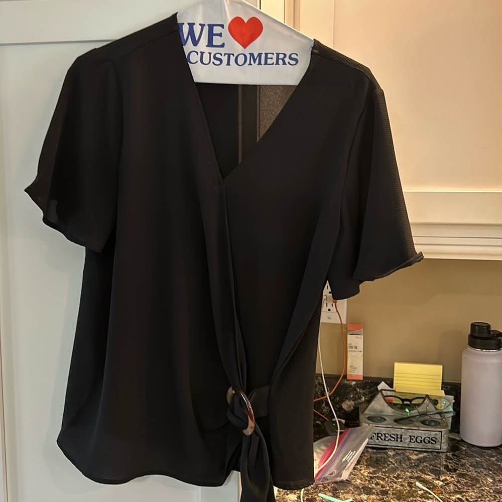 Blouse, black size small like new condition